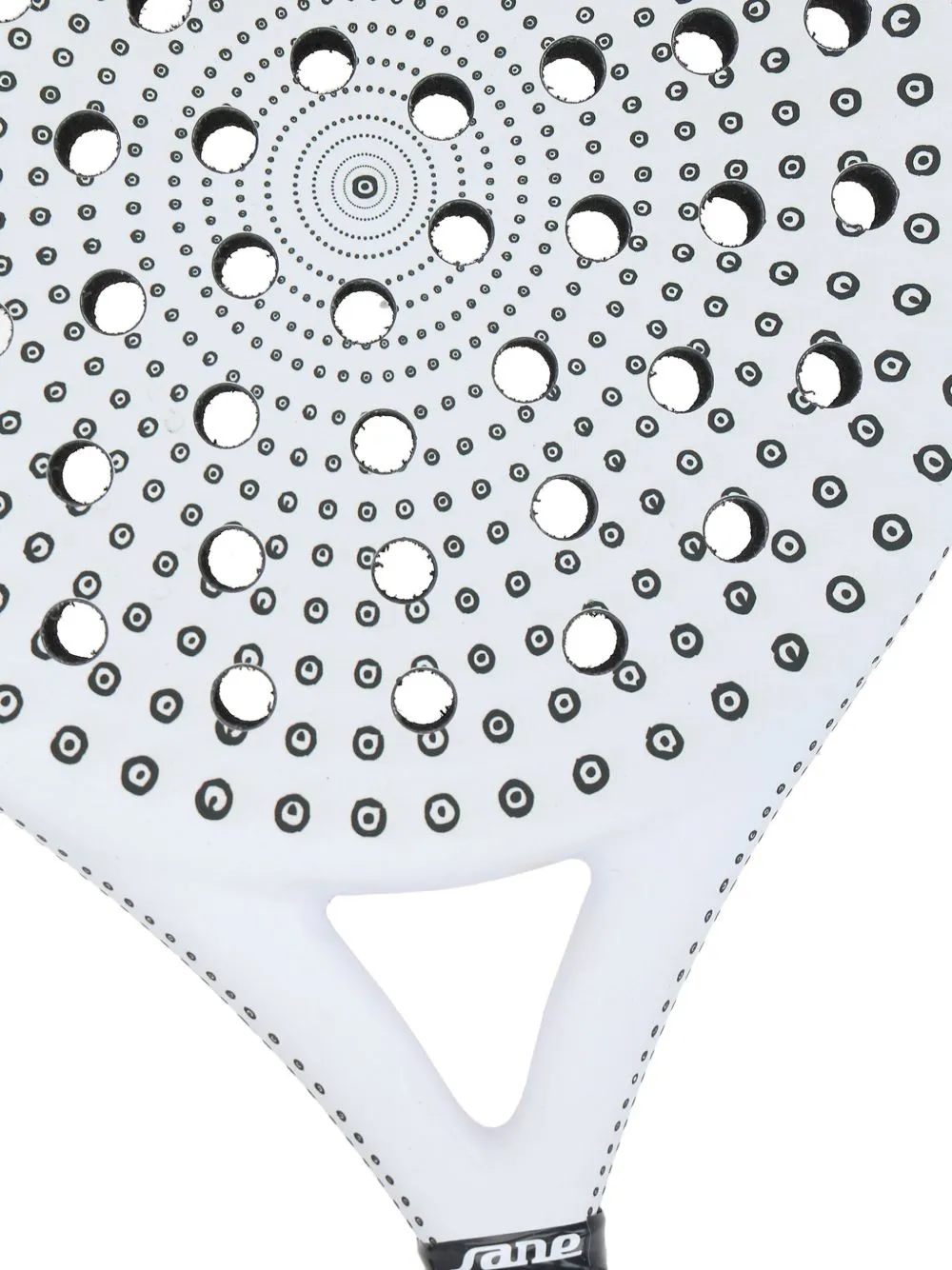 10 CORSO COMO x Sane 3k carbon padel racket Wit