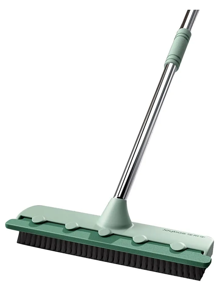2IN1BEZEM EN WISSER GROEN  (H)129 CM