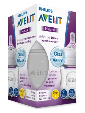 Babyfles "Natural" transparant - 120 ml