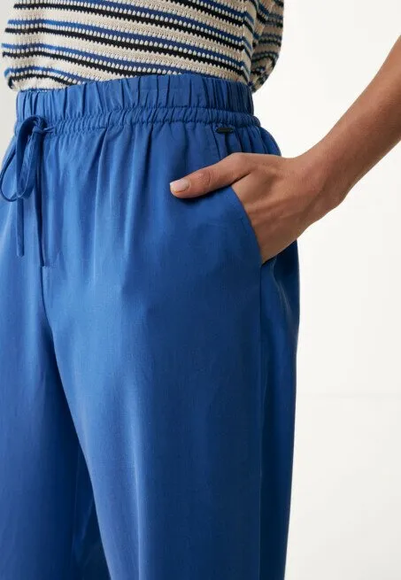 Barrel Leg Broek Cobalt Blauw