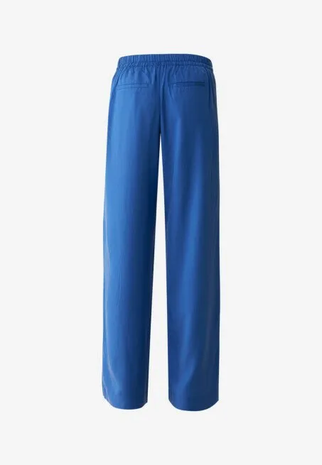 Barrel Leg Broek Cobalt Blauw