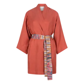 Dames kimono Koraal