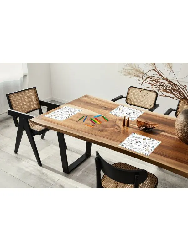 Dierentuin kleurplaat placemats