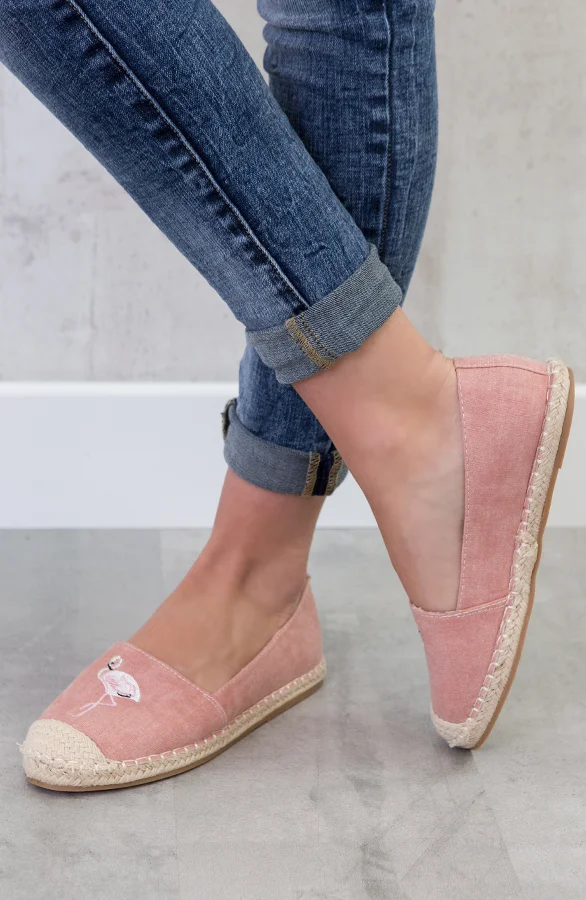 Flamingo Espadrilles Roze