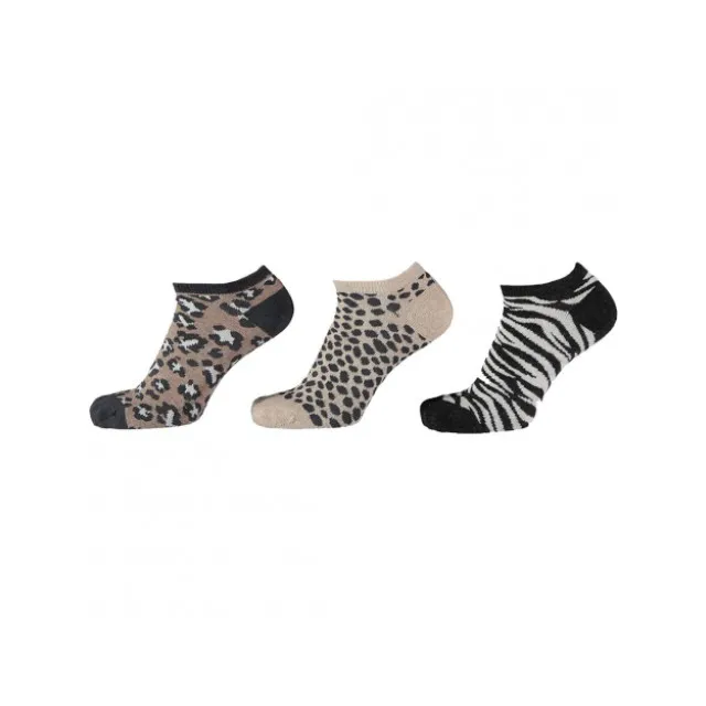 In Control 866 3pack sneakersocks animal