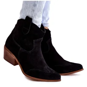 Lewski Shoes Dameslaarsjes Spitz Lewski Schoenen 3236 Zwart
