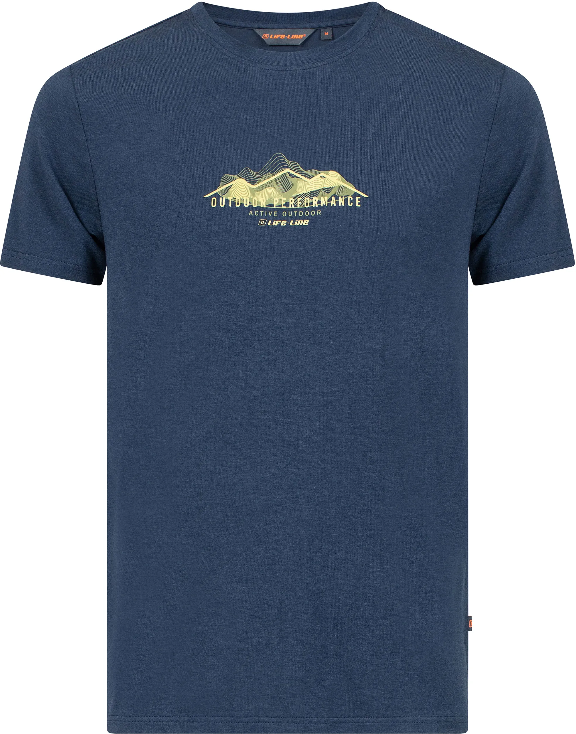 LIFE LINE PHILIP TSHIRT HEREN BLAUW