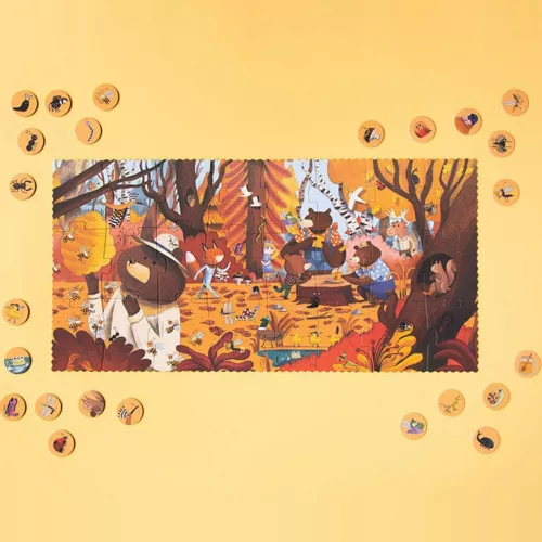 LONDJI PUZZEL EN ZOEKSPEL BEAR'S FOREST  2X24ST