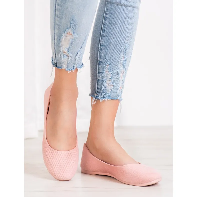 Seastar Comfortabele ballerina's roze