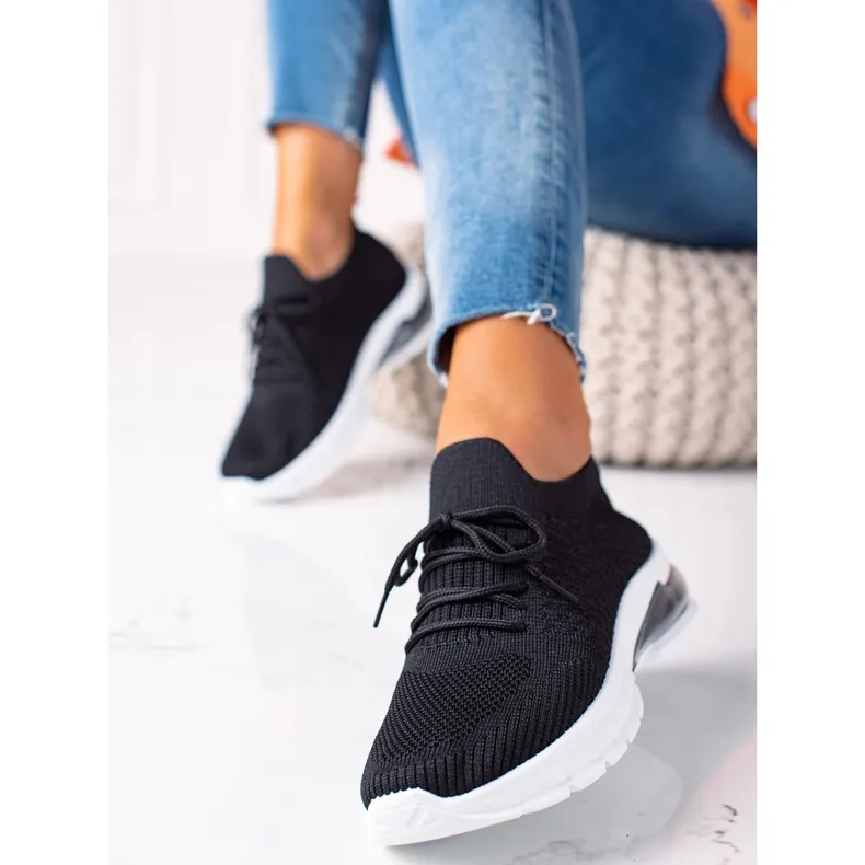 SHELOVET Comfortabele fitnessschoenen zwart