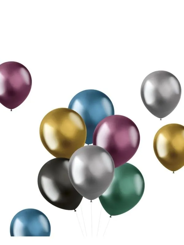 Shine intense ballonnen gekleurd 50 stuks