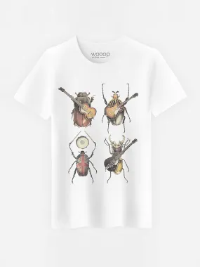 Shirt "Beetles" wit