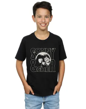 Sonny & Cher Boys Circle Foto T-Shirt