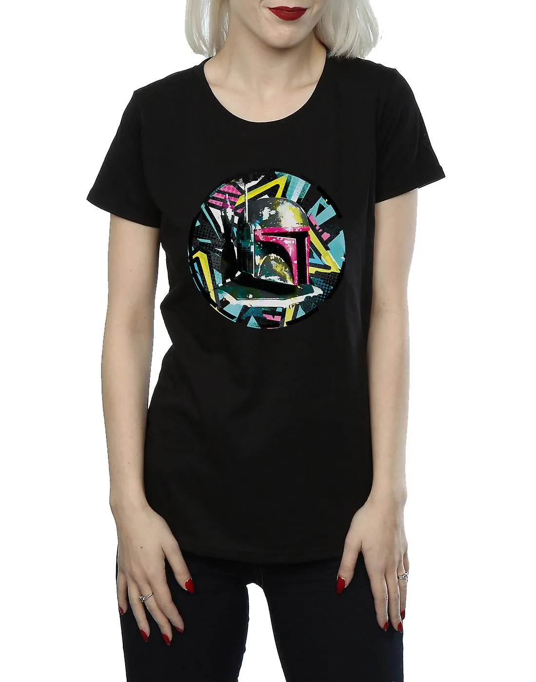 STAR WARS TSHIRT VOOR VROUWEN SPORTIEVE BOBA FETT