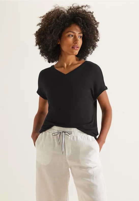Street One Shirt in gebreide look