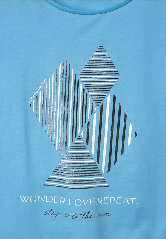 STREET ONE TSHIRT MET FOLIEPRINT