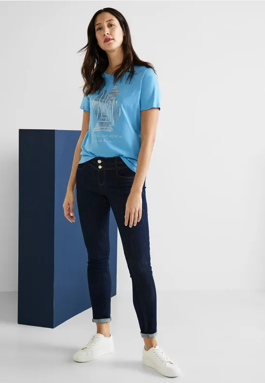 STREET ONE TSHIRT MET FOLIEPRINT