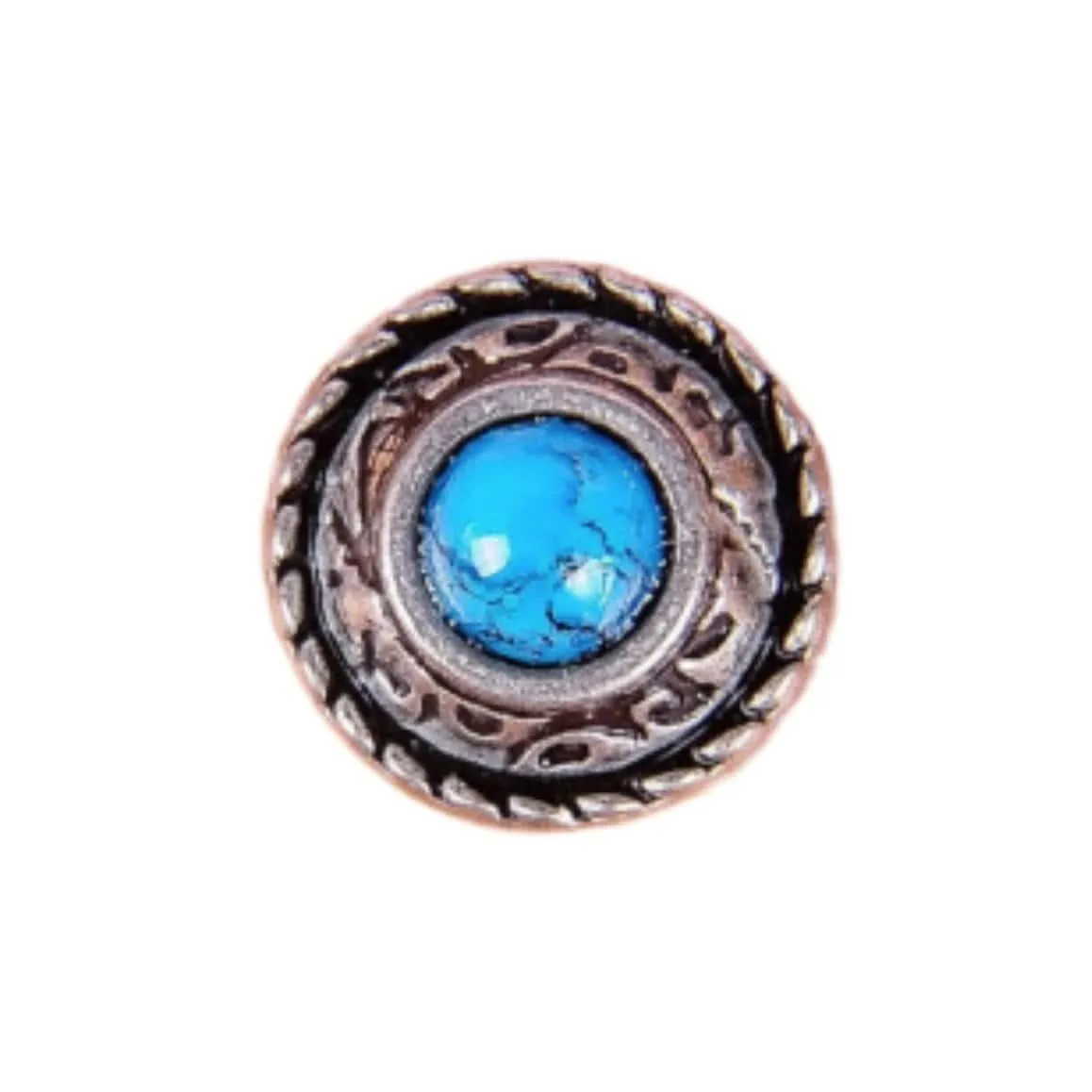 Turquoise Parel Conchos (10 Stuks)