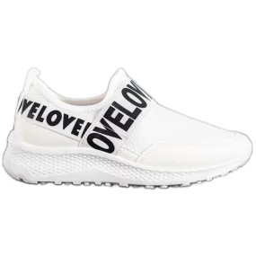 Weide Witte Slipony Liefde
