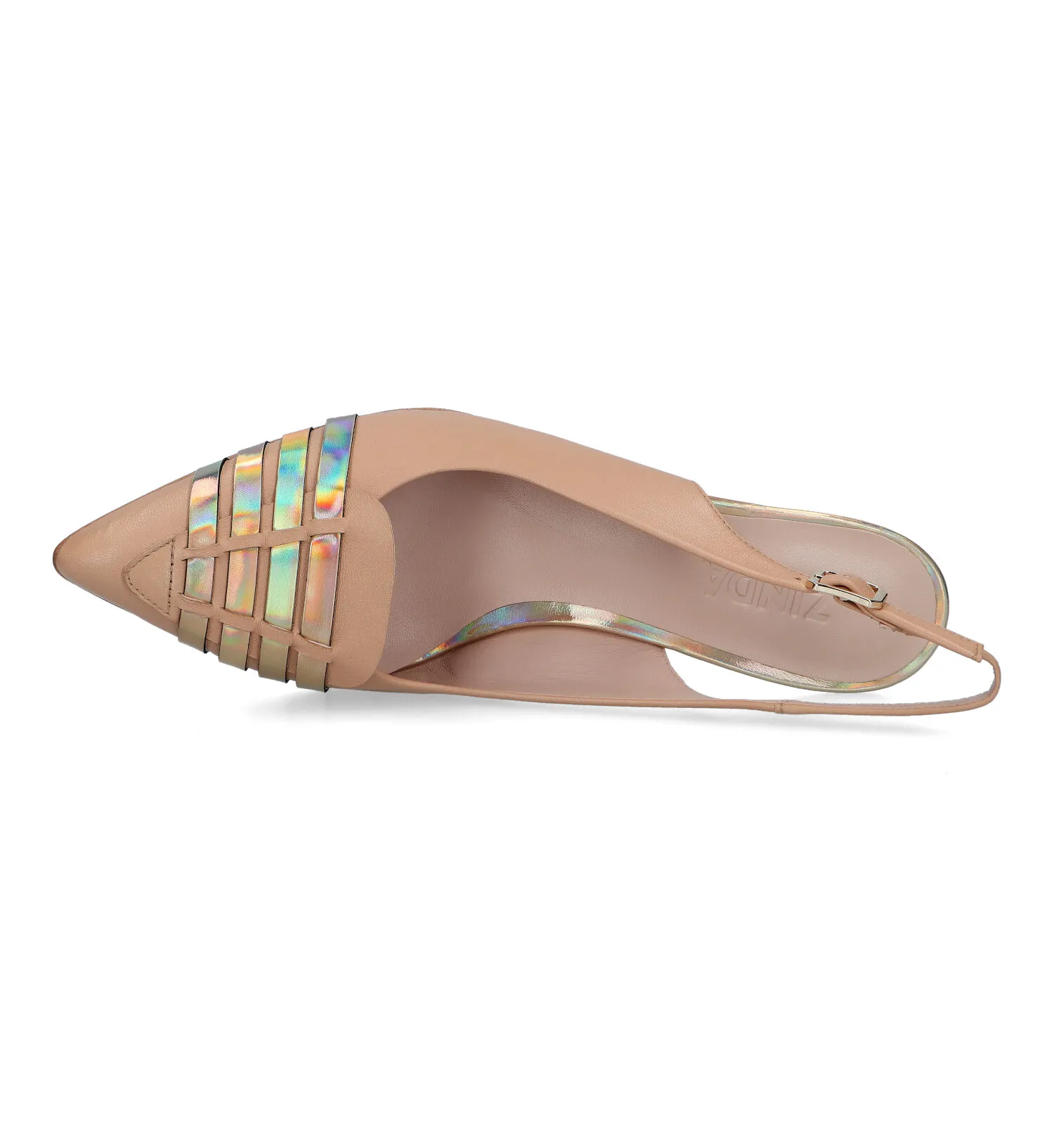Zinda Slingbacks cognac