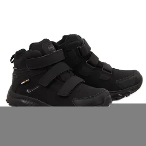Zwarte American Club waterdichte trekkingschoenen met klittenband