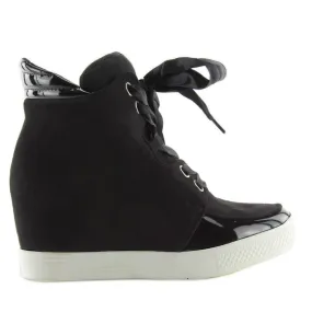 Zwarte damessneakers AF-79 zwart