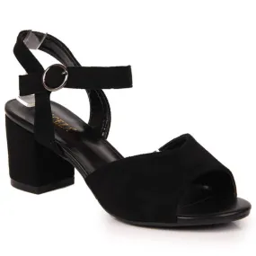 Zwarte sandalen op de Vinceza W JAN113A post